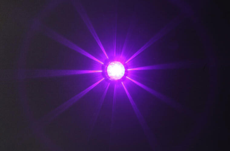 Mid-Size Hero Watermelon Light with Clear Lens and Purple LEDs