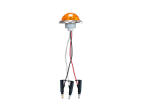 Mid Size Hero Watermelon Lo-Pro Jewel Light with Amber Lens and Amber LEDs