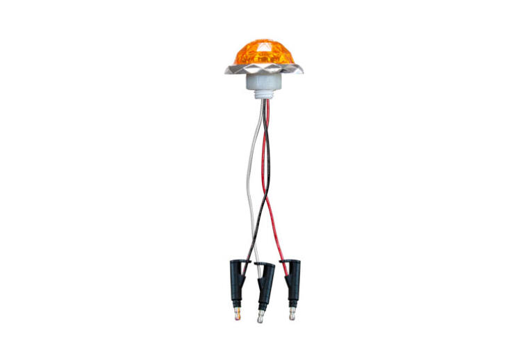 Mid Size Hero Watermelon Lo-Pro Jewel Light with Amber Lens and Amber LEDs