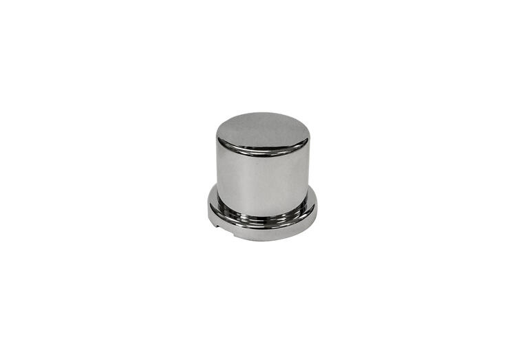 24.5" Disk Style Gloss Black Powder Coated Drive Axle Hubcover