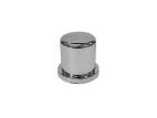22.5" Disk Style Gloss Black Powder Coated Drive Axle Hubcover