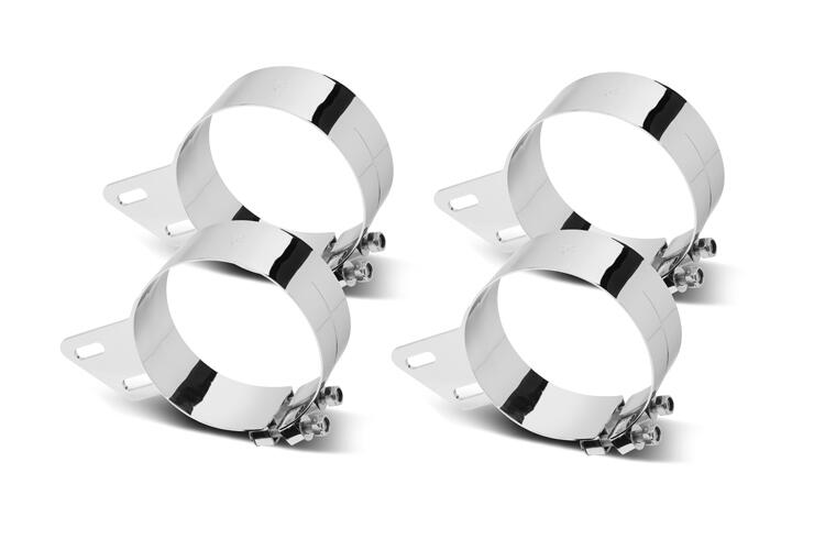 8 Inch Dia Boilermaker Tip Exhaust Kit with 114 Inch Tall One Piece Top Pipe PB