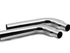 8 Inch Dia Boilermaker Tip Exhaust Kit with 114 Inch Tall One Piece Top Pipe PB