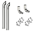 6 inch Diameter Hoosier Tip - 114 inch Long - Exhaust Kit for Freightliner