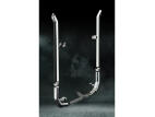 8 Inch Dia Boilermaker Tip Exhaust Kit with 120 Inch Tall One Piece Top Pipe KW