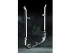 8 Inch Dia Boiler Maker Tip Exhaust Kit with 108 Inch Tall One Piece Top Pipe KW