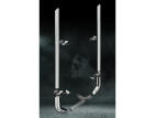 7 Inch Dia Slash Cut Tip Exhaust Kit with 96 Inch Tall One Piece Top Pipe PB
