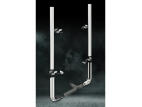 8 Inch Dia Stove Pipe Tip Exhaust Kit with 96 Inch Tall One Piece Top Pipe PB