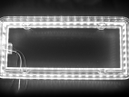 Halo Glow Light for License Plates, green and white LEDs