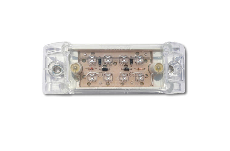 Super 21 - Red LED Light / Clear Lens