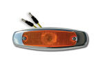 Supernova - Amber LED Light / Amber Lens, Single-Bulb Style