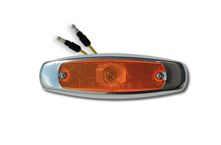 Supernova - Amber LED Light / Amber Lens, Single-Bulb Style