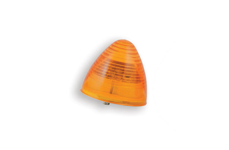2" Beehive - Amber LED Light / Amber Lens