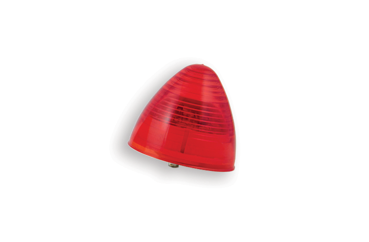 2" Beehive - Red LED Light / Red Lens