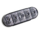 Oval - Red LED Light / Clear Lens (Stop, Turn and Tail Signals)