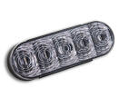 Oval - Amber LED Light / Clear Lens (Turn and Tail Signals)