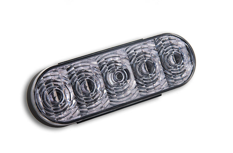 Oval - Amber LED Light / Clear Lens (Turn and Tail Signals)
