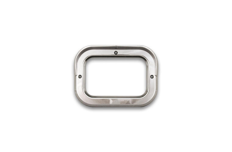 Rectangular Hooded Bezel with Screws