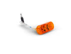 Challenger - Amber LED Light / Amber Lens with (2) 180 Bullet Plug and Ring