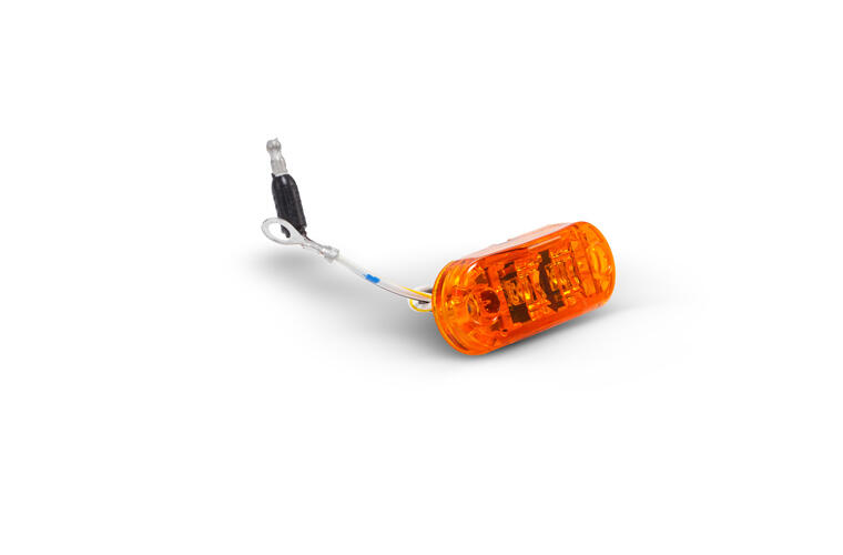 Challenger - Amber LED Light / Amber Lens with (2) 180 Bullet Plug and Ring