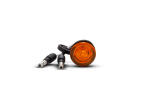 Bulls-Eye - Amber LED Light / Amber Lens with (2) 180 Bullet Plugs