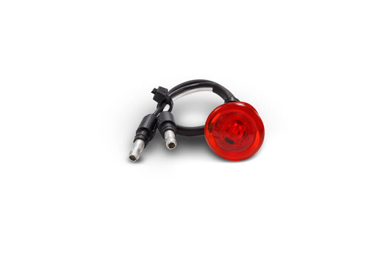 Bulls-Eye - Red LED Light / Red Lens with (2) 180 Bullet Plugs