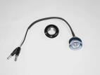 Bulls-Eye - Red LED Light / Clear Lens with (2) 180 Bullet Plugs