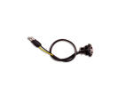 3/4" Button Light - Red LED Light / Clear Lens and (2) 180 Bullet Plugs