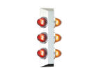 17.75" Switchblade Light Bars with (3) R/R and (3) A/A Watermelon