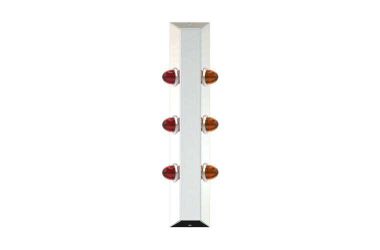 17.75" Switchblade Light Bars with (3) R/R and (3) A/A Mini Watermelon