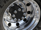2" Deep Gloss Black Powder Coated Drive Axle Hubcover
