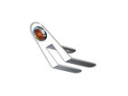 Nova Underglow Light Bracket with 1 Bulls-Eye amber LED light w/ amber Lens.