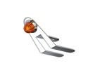 Nova Underglow Light Brkt w/ one Mini Watermelon amber LED light w/ amber lens.