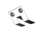 Nova Underglow Light Brkt w/ two 3/4 Inch button amber LED light w/ clear lens.
