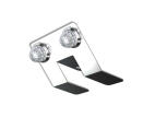 Nova Underglow Light Brkt w/ two Mini Watermelon amber LED light w/ clear lens.