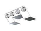 Nova Underglow Light Brkt w/ four Mini Watermelon amber LED light w/ clear lens.