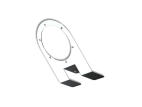 Nova Underglow Light Bracket with one 4 Inch Round light hole.