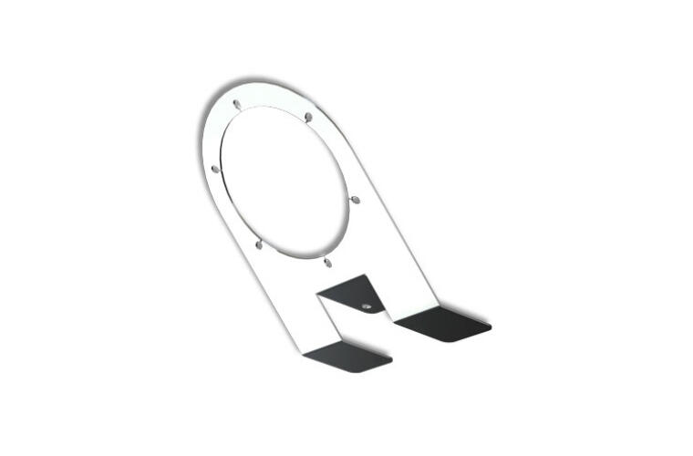 Nova Underglow Light Bracket with one 4 Inch Round light hole.
