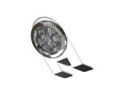 Nova Underglow Light Bracket with one amber / clear 4 inch round LED.