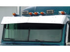 Regular Drop Bow-Tie Visor for Classic Flat Top with Door Mounted Mirrors