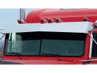 Regular Drop Bow-Tie Visor for Classic Flat Top with Cab Mounted Mirrors