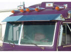 11 inch Factory-Style Extended Drop Visor for Peterbilt Ultracab