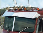 Bow-Tie Visor for Peterbilt 359