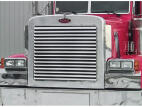 Grille Insert with 16 Louver-Style Bars for Peterbilt 379 Extended Hood