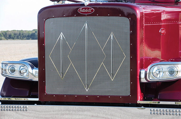 3 Diamond Pattern Punched Grille Insert w/ Small 1/4