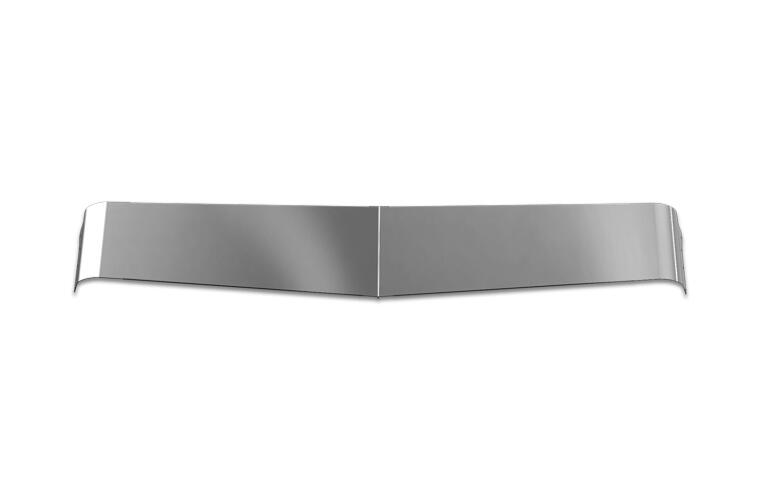 Challenger 11 inch-13 inch V-Drop Post Mount Visor for Peterbilt