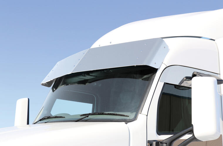 15.5 inch Drop Visor for Peterbilt 567 / 579 Mid or High Roof