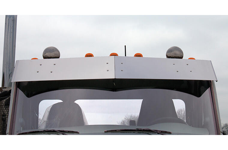 Replacement Drop Visor for Peterbilt Flat Top