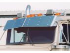 Monster Drop Bow-Tie Visor for flat windshield trucks (1999-2005)