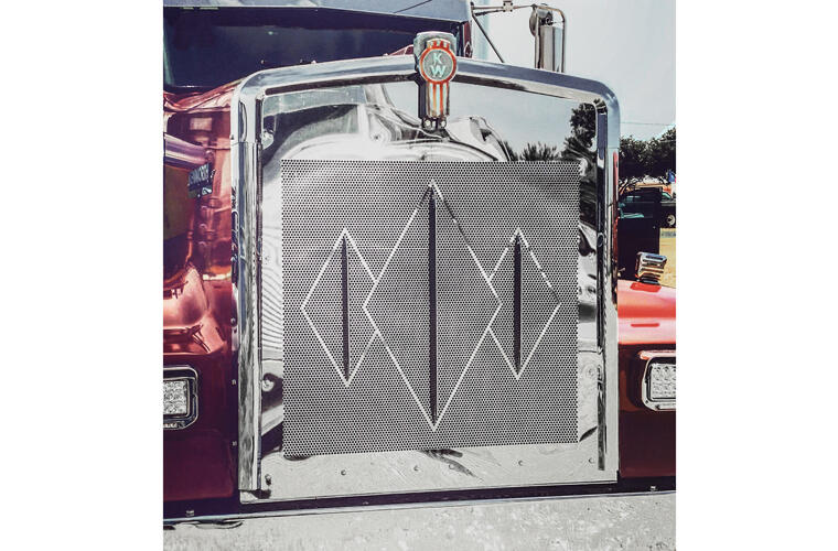 3 Diamond Pattern Punched Grille Insert with 1/4